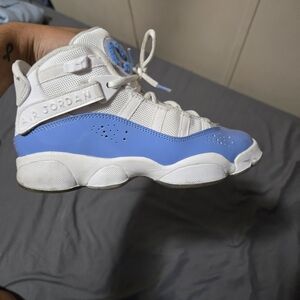 Jordan Kids' Blue and White Sneakers